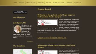 
                            5. Patient Portal Login - metropolitanplastics.com