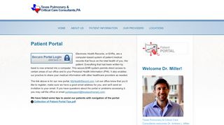 
                            9. Patient Portal Login - Texas Pulmonary