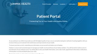 
                            3. Patient Portal - Lompoc Health