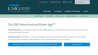 
                            7. Patient Portal - Loudoun Medical Group