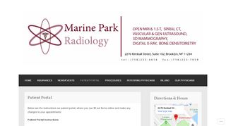 
                            3. Patient Portal - MarineParkRadiology.net