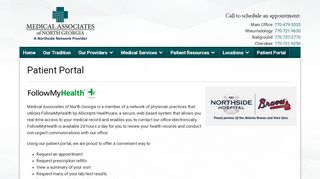 
                            7. Patient Portal – Medical Associates of North Georgia