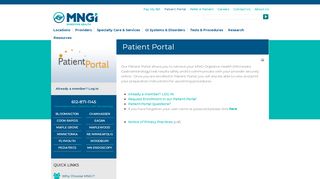 
                            6. Patient Portal | MNGI