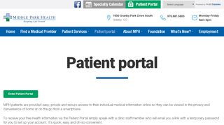 
                            7. Patient portal - MPH