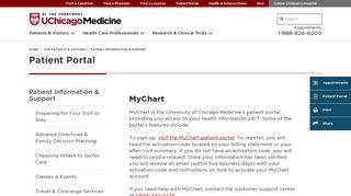 
                            11. Patient Portal - MyChart and Ingalls Care Connection - UChicago ...