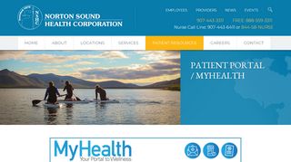 
                            7. Patient Portal / MyHealth - Norton Sound Health Corporation