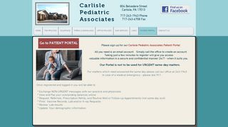 
                            2. PATIENT PORTAL | Mysite - Carlisle Pediatric Associates