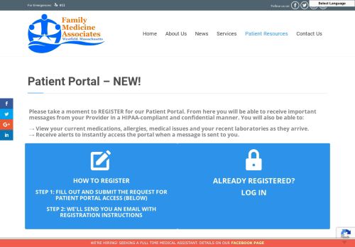 
                            8. Patient Portal - NEW! | Family Medicine Associates