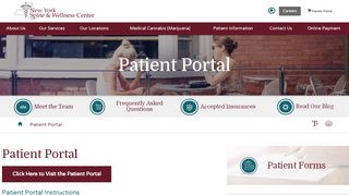 
                            10. Patient Portal | New York Spine & Back Doctor