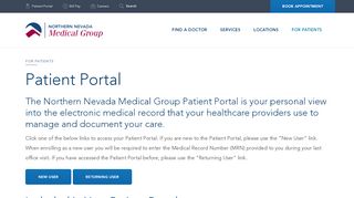 
                            4. Patient Portal | Northern Nevada Medical Group