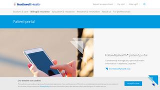 
                            7. Patient portal | Northwell Health