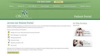 
                            3. Patient Portal | OBGYN Associates Akron | Gynecologist