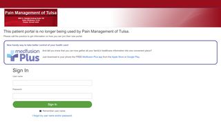 
                            5. Patient Portal - Pain Management of Tulsa - Medfusion