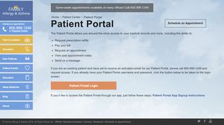 
                            2. Patient Portal | Patient Center | Family Allergy & Asthma