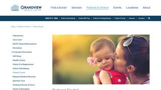 
                            4. Patient Portal | Patients & Visitors - Grandview Medical Center