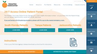 
                            2. Patient Portal – Pediatric Associates