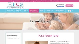 
                            10. Patient Portal - Pediatric Care Group, P.C.