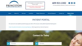 
                            5. Patient Portal - Princeton Allergy & Asthma Associates, PA