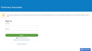 
                            9. Patient Portal - Pulmonary Associates - Medfusion