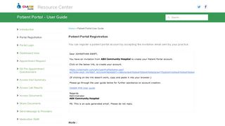 
                            3. Patient Portal Registration