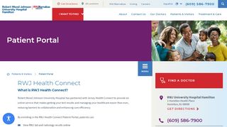
                            5. Patient Portal | Robert Wood Johnson University Hospital ...