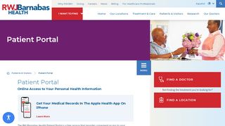 
                            6. Patient Portal | RWJBarnabas Health