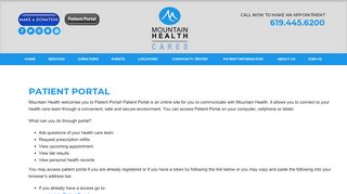 
                            8. Patient Portal | San Diego Primary Health Care - Mountain Health