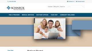 
                            6. Patient Portal - Schneck Medical Center