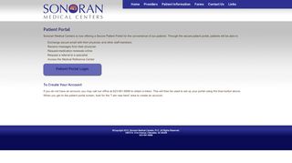 
                            7. Patient Portal | Sonoran Medical Centers