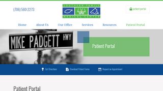 
                            11. Patient Portal - Southern Family Medical Center