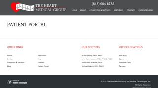 
                            8. Patient Portal - The Heart Medical Group