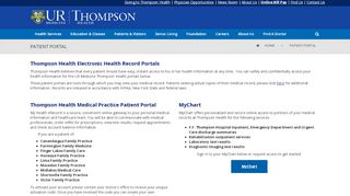 
                            10. Patient Portal - Thompson Health