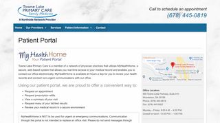 
                            7. Patient Portal - Towne Lake Primary Care