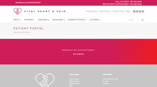 
                            11. Patient Portal | Vital Heart & Vein