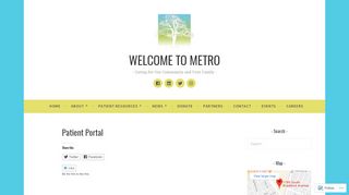 
                            4. Patient Portal – WELCOME TO METRO