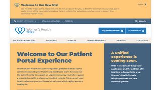 
                            2. Patient Portal | Womens Health TX