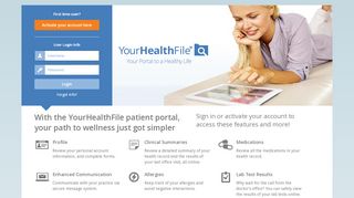 
                            7. Patient Portal - Your Health File