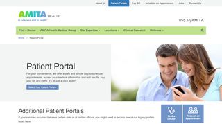 
                            8. Patient Portals | AMITA Health