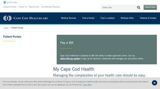 
                            9. Patient Portals - Cape Cod Healthcare