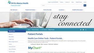 
                            3. Patient Portals | CHI St. Alexius Health North Dakota