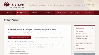 
                            7. Patient Portals | Oaklawn