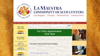 
                            6. Patient Registration Forms - La Maestra Community Health Centers