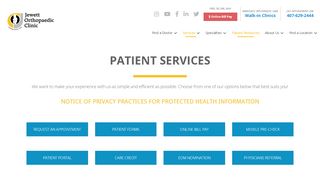 
                            9. PATIENT RESOURCES - Jewett Orthopaedic ClinicJewett ...