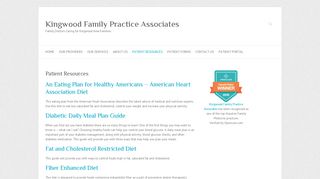 
                            1. Patient Resources – Kingwood Family Practice Associates