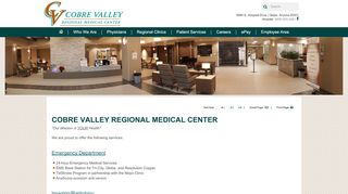 
                            8. Patient Services - Cobre Valley Regional Medical Center