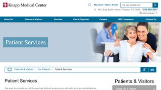 
                            5. Patient Services - Knapp Medical Center