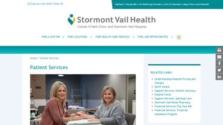 
                            8. Patient Services - Stormont Vail Health