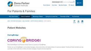 
                            4. Patient Websites - Dana-Farber Cancer Institute | Boston, MA