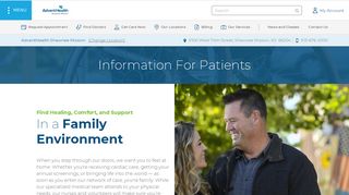 
                            3. Patients - AdventHealth Shawnee Mission