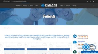 
                            1. Patients | Vakani Orthodontics Online Resources